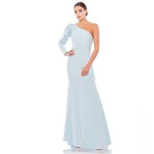 Mac Duggal One Shoulder Gown Black Tie